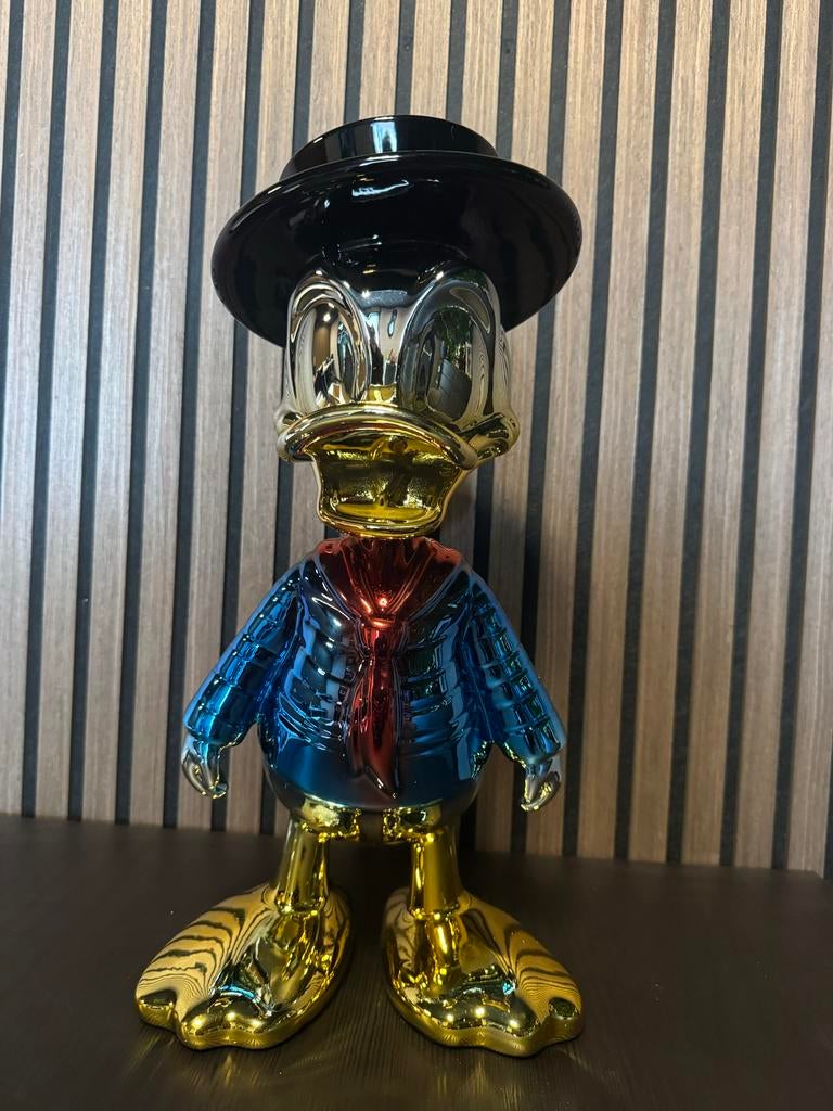 Pop Art Dagobert Duck scrooge beeld, Antiek en Kunst, Kunst | Designobjecten, Ophalen of Verzenden