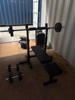 Corength Bankdruk bankje incl, 2x dumbells, Ophalen, Nieuw, Borst, Fitnessbank