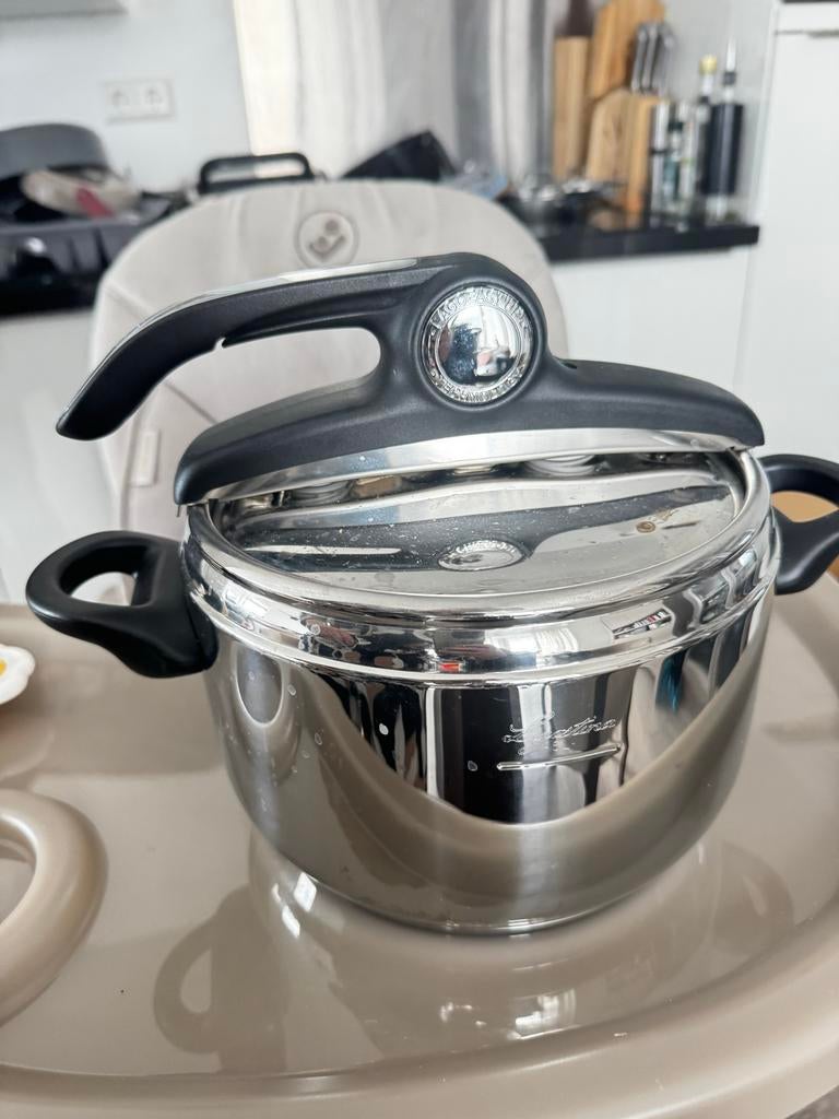 Lacor Master 71886 snelkookpan, roestvrij staal, zilver