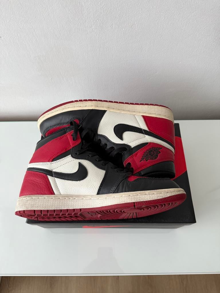 Jordan 1 Retro High Bred Toe | EU 42,5, Kleding | Heren, Schoenen, Ophalen of Verzenden, Zo goed als nieuw, Overige kleuren