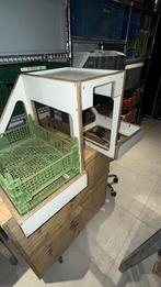 Bakfiets transport rek / cargo bike wooden rack, Ophalen, Zo goed als nieuw