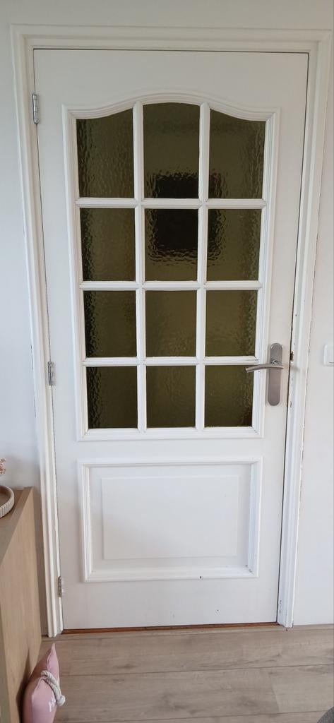 3x Stompe Binnendeuren met Glas - Diverse Maten, Ophalen, Gebruikt, 80 tot 100 cm, Binnendeur