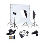 Falcon Eyes Studio Flitsset Deluxe Compleet, Audio, Tv en Foto, Ophalen, Zo goed als nieuw, Complete fotostudio