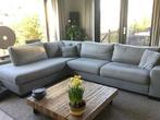 Grijze hoekbank te koop, Huis en Inrichting, Ophalen, Gebruikt, Stof