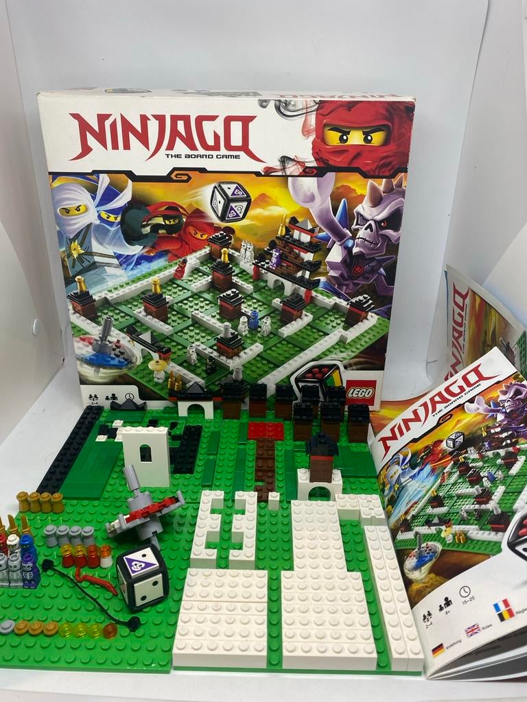 Lego Ninjago Bordspel 3856 (2011) - 99% compleet, Lego, Gebruikt, Address: 1 Aastvej, Billund, South Denmark 7190, DK, Customer Service Phone: 800-LEGO(5346)