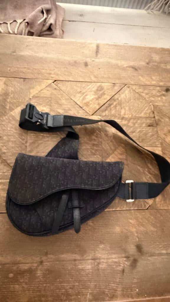 Dior Saddle Bag Oblique Jacquard, Sieraden, Tassen en Uiterlijk, Tassen | Damestassen, Ophalen of Verzenden, Zo goed als nieuw
