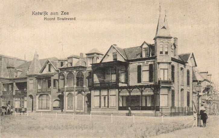 Katwijk aan Zee, Noord Boulevard - ongelopen, Verzamelen, Ansichtkaarten | Nederland, Ongelopen, Zuid-Holland, Voor 1920, Ophalen of Verzenden