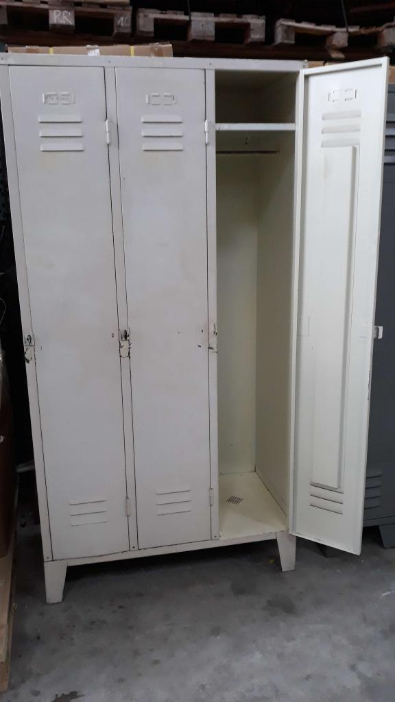 Stalen lockerkast kleding kast, Ophalen, Met deur(en), Gebruikt, -