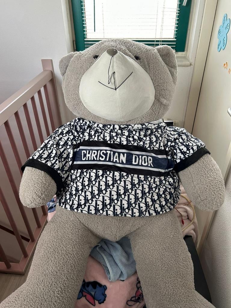 Mooie Christian Dior teddybeer, Ophalen, Zo goed als nieuw, Beer