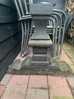 Kloostertafel poten, Ophalen, Gebruikt, Rechthoekig, Hout