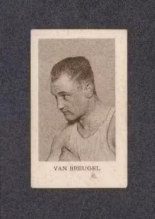 Sportplaatje Van Breugel Boksen 1931 (213), Verzamelen, Ophalen of Verzenden, Zo goed als nieuw
