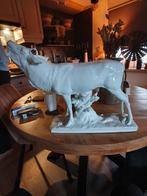 Prachtig wit porseleinen hert beeld - 1941 erich oehme, Ophalen of Verzenden, Zo goed als nieuw, Dier