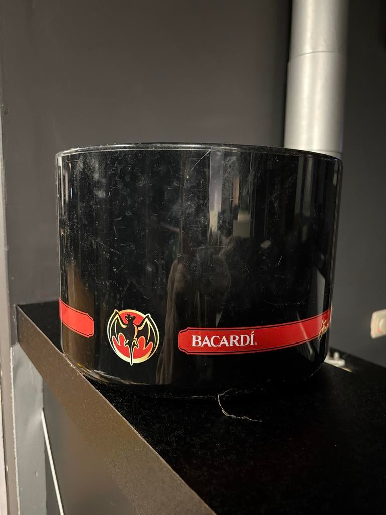 2x Bacardi emmer, Ophalen of Verzenden, Gebruikt, Kunststof