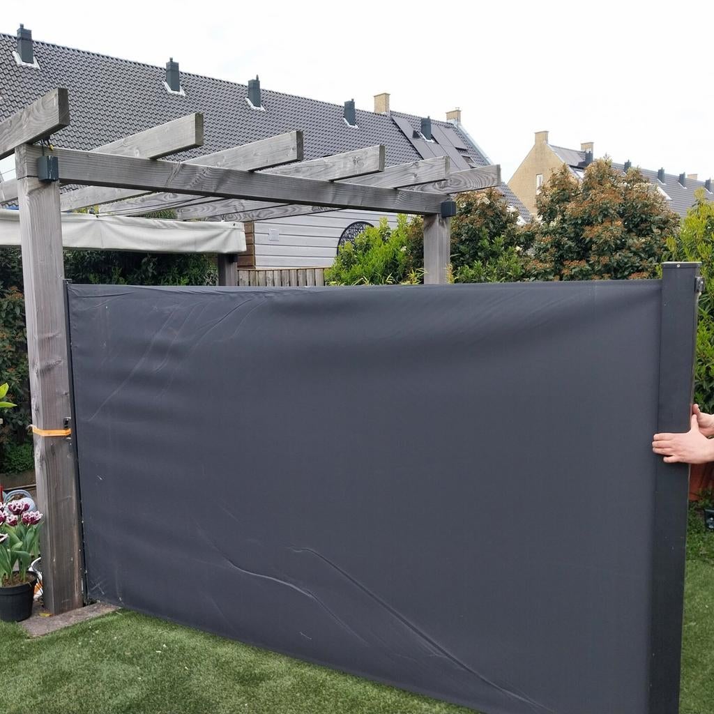 Windscherm, Ophalen, Aluminium, Zo goed als nieuw, 200 cm of meer