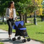 Honden buggy blauw, Dieren en Toebehoren, Ophalen of Verzenden, Nieuw