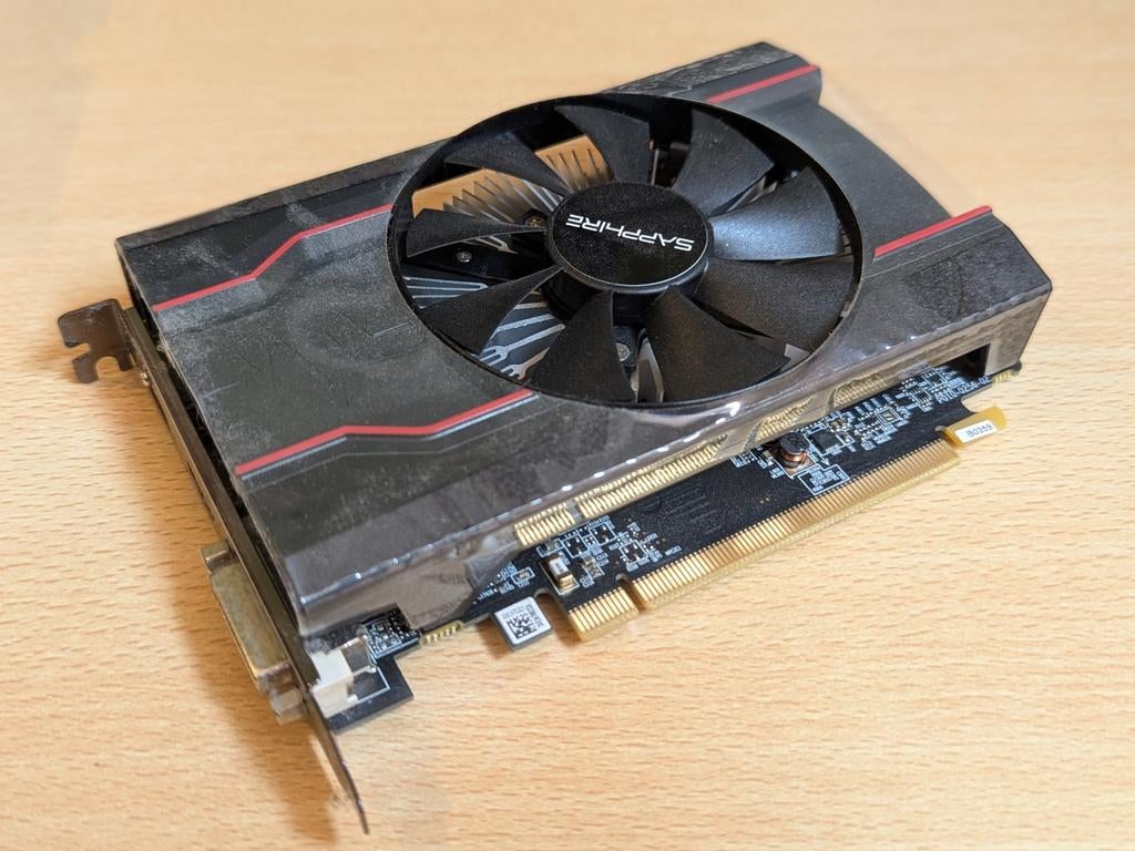 Sapphire Pulse Radeon RX 550 2GB GDDR5 Videokaart, Ophalen, PCI-Express 3, Gebruikt, AMD