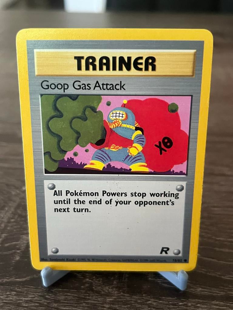 Goop Gas Attack (78/82) - Team Rocket - Good, Ophalen of Verzenden, Gebruikt, Losse kaart