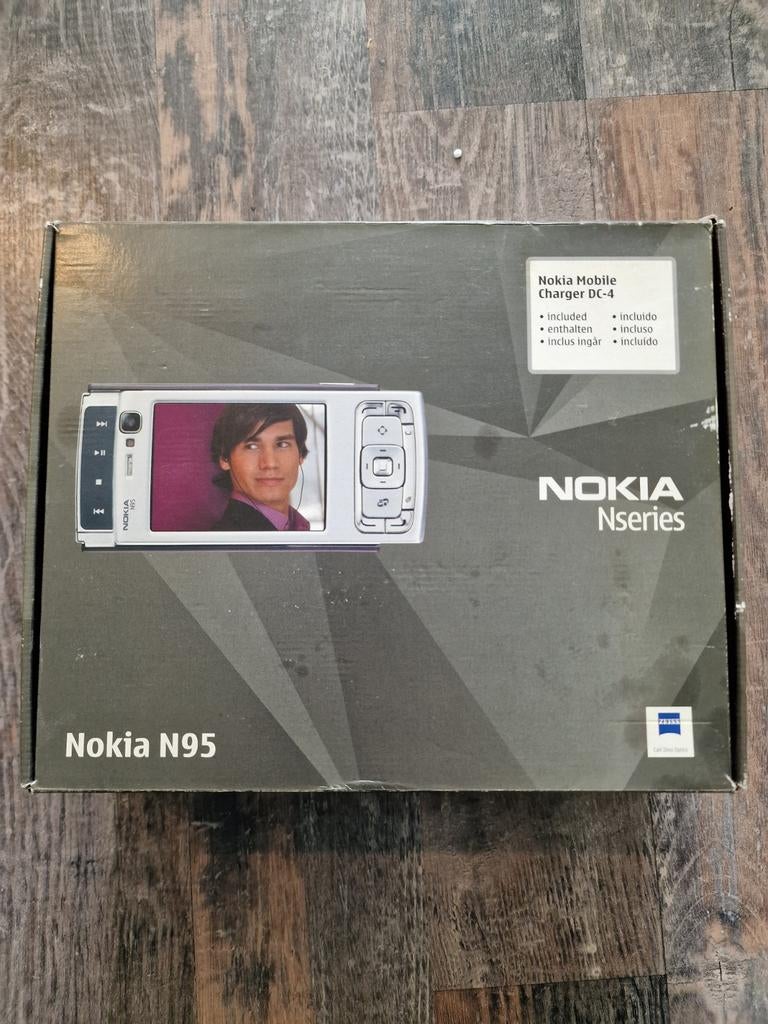 Nokia N95 in doos, Telecommunicatie, Mobiele telefoons | Nokia, Ophalen of Verzenden, Geen camera, Zwart