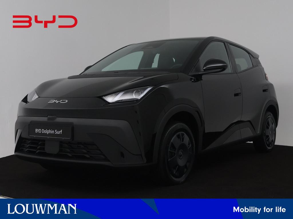BYD DOLPHIN SURF Active 30 kWh | Inclusief € 2000,- ACTIE, Auto's, BYD, 12 maanden, Zwart, Zwart, Origineel Nederlands
