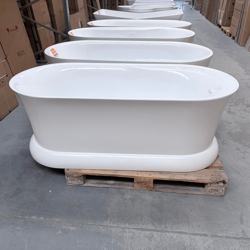 Vrijstaand ligbad 170x82x60 wit design OP=OP nr306