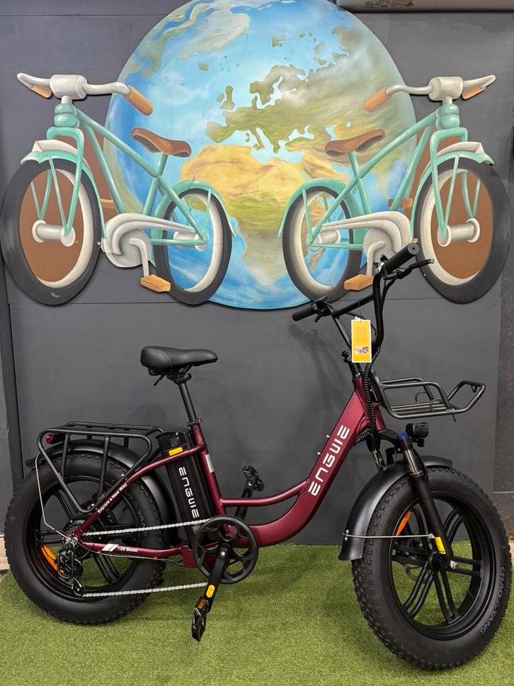 Ebike fatbike Bezorg fiets + box - Delivery, Fietsen en Brommers, Elektrische fietsen, Zo goed als nieuw, Overige merken, 55 tot 59 cm