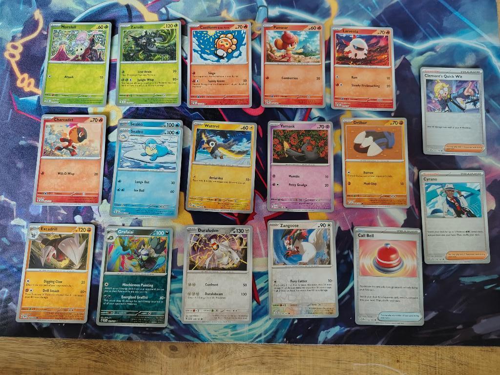 Reverse holo's surging sparks - pokemon kaarten, Ophalen of Verzenden, Nieuw, Losse kaart, Foil