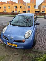 Moet z.s.m. weg. Nissan Micra 1.2 59KW 5DR 2004 Blauw, Auto's, Voorwielaandrijving, Stof, 40 €/maand, 4 cilinders