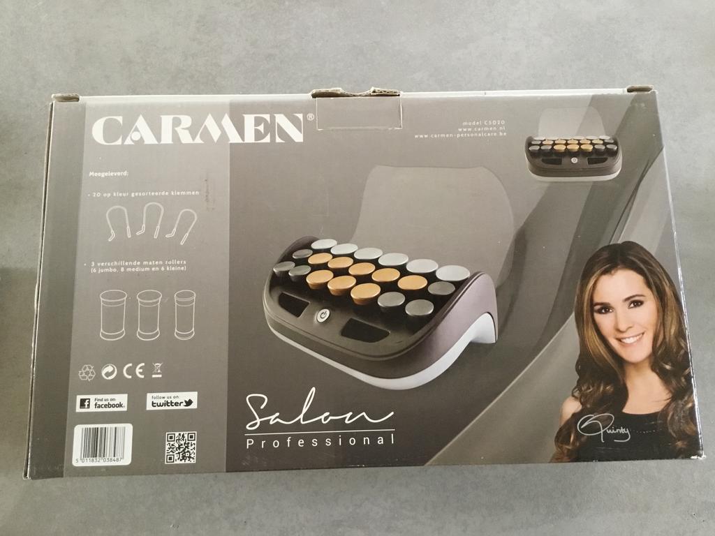 Carmen Salon Professional krulset C5020 - zgan, Ophalen of Verzenden, Zo goed als nieuw, Krultang of Stijltang