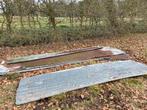 Metalen dakplaten roestige golfplaten, Doe-het-zelf en Verbouw, Metalen, Ophalen, Gebruikt, Overige metalen