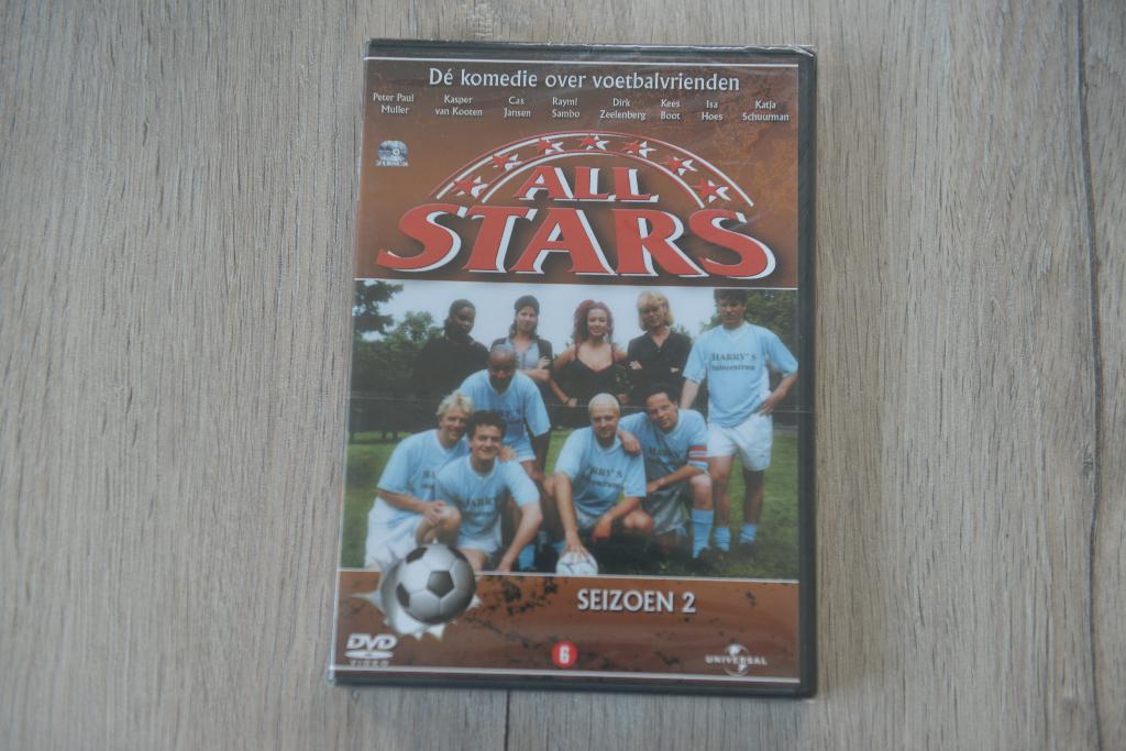ALL STARS SEIZOEN 2 DE KOMEDIE OVER VOETBALVRIENDEN 2DVD, Cd's en Dvd's, Dvd's | Tv en Series, Verzenden, Alle leeftijden, Boxset