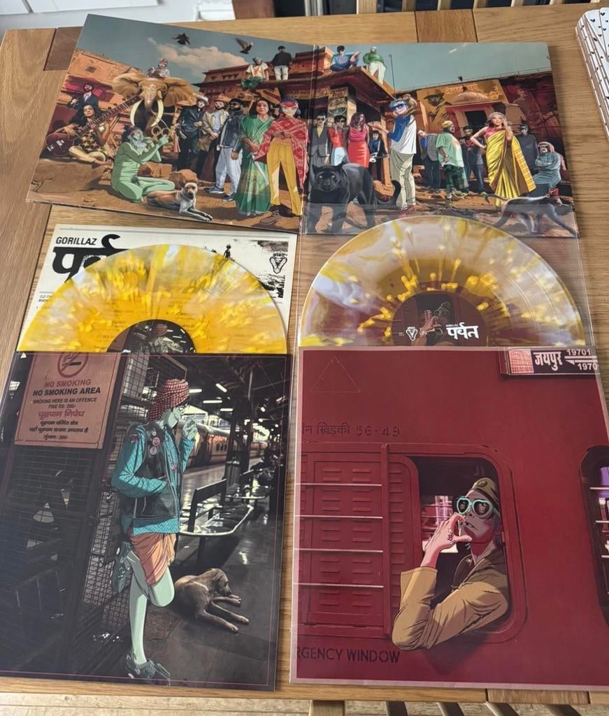 GORILLAZ / THE MOUNTAIN VINYL, Ophalen of Verzenden, Zo goed als nieuw, 12 inch