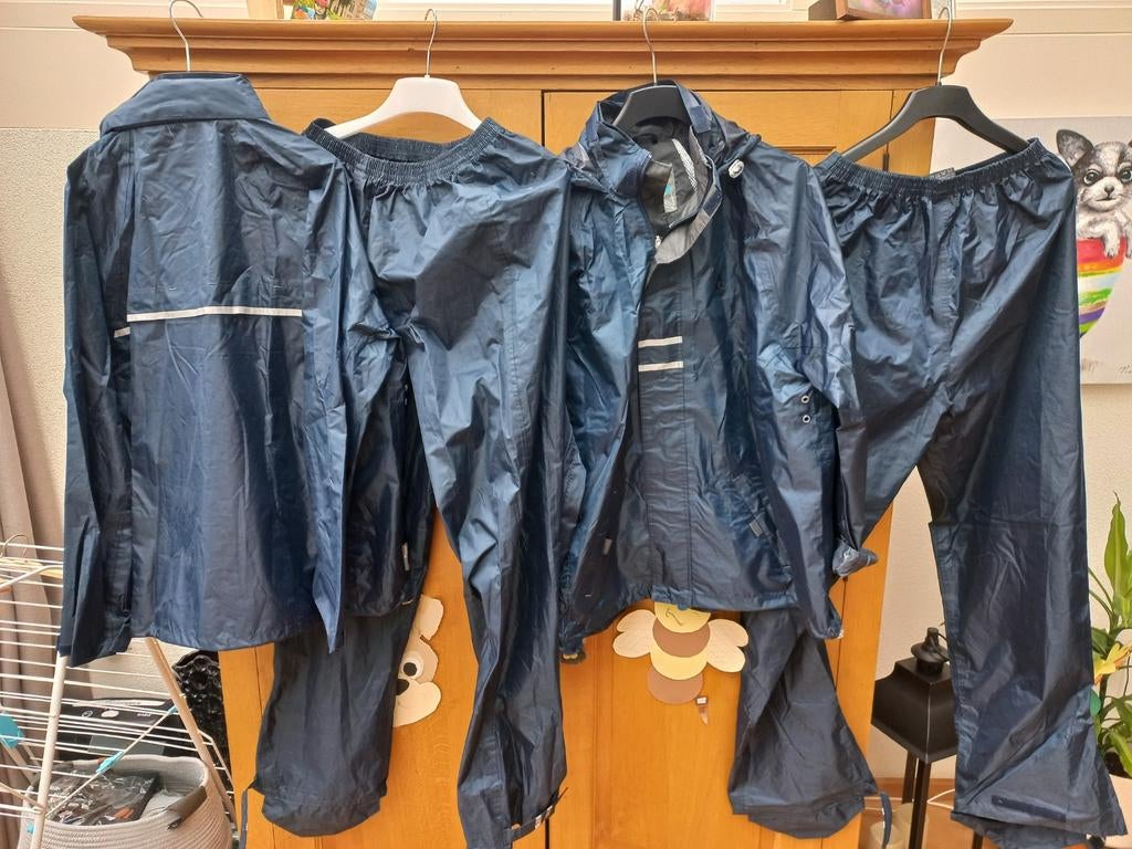 2 nieuwe Regenpakken - Ideaal voor nat weer, Caravans en Kamperen, Regenkleding, Ophalen of Verzenden, Zo goed als nieuw, Regenpak