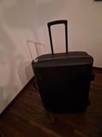 Samsonite koffer  zwart, Wieltjes, Gebruikt, 50 tot 60 cm, Hard kunststof