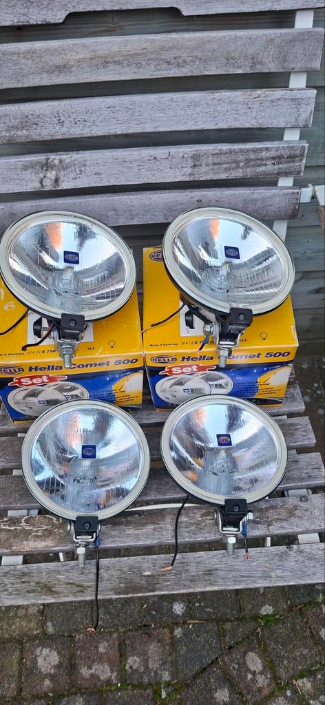 Hella Comet 500 verstralers met Led, Auto diversen, Ophalen of Verzenden