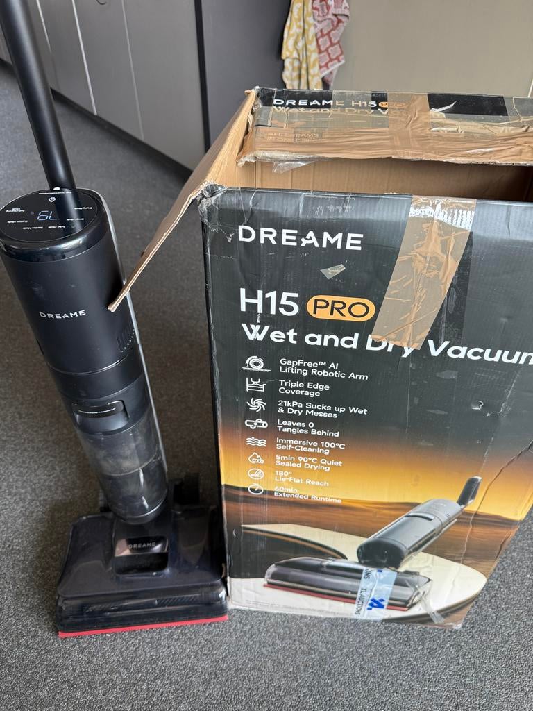 Dreame H15 Pro Wet and Dry Stofzuiger - Retourdeal, Witgoed en Apparatuur, Stofzuigers, Ophalen of Verzenden, Zo goed als nieuw
