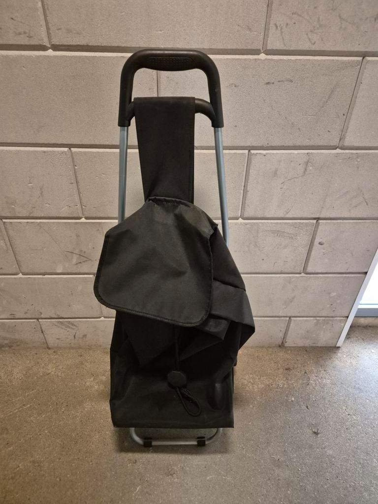 Te koop boodschappenkarretje., Ophalen, 30 cm of meer, Gebruikt, Zwart