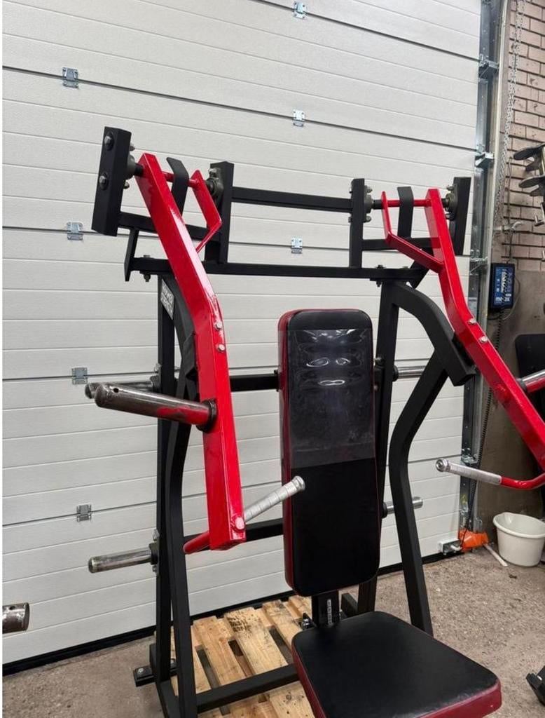 Plate Loaded Incline Chestpress/Brustpresse/Hammer Strength, Sport en Fitness, Fitnessmaterialen, Ophalen, Benen, Gebruikt, -