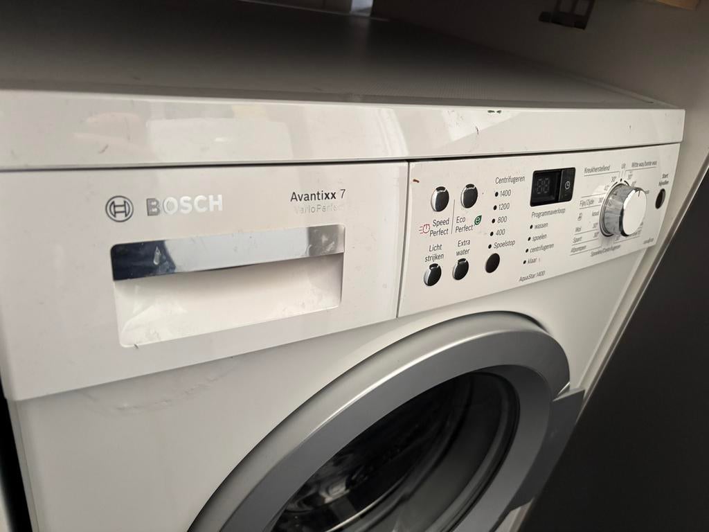 Bosch Avantixx 7 Wasmachine - 7kg, 1400 toeren, Ophalen, Gebruikt, Voorlader, Kort programma