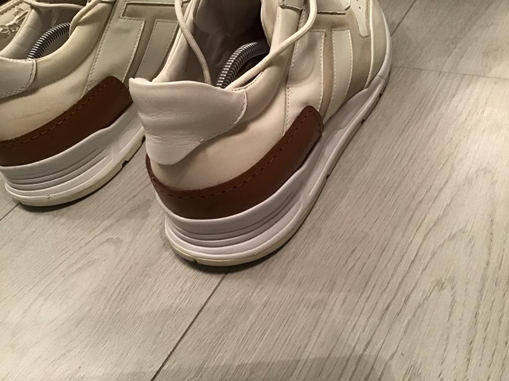 Tod’s leren sneakers maat 46-11, Kleding | Heren, Schoenen, Ophalen of Verzenden, Zo goed als nieuw, Wit