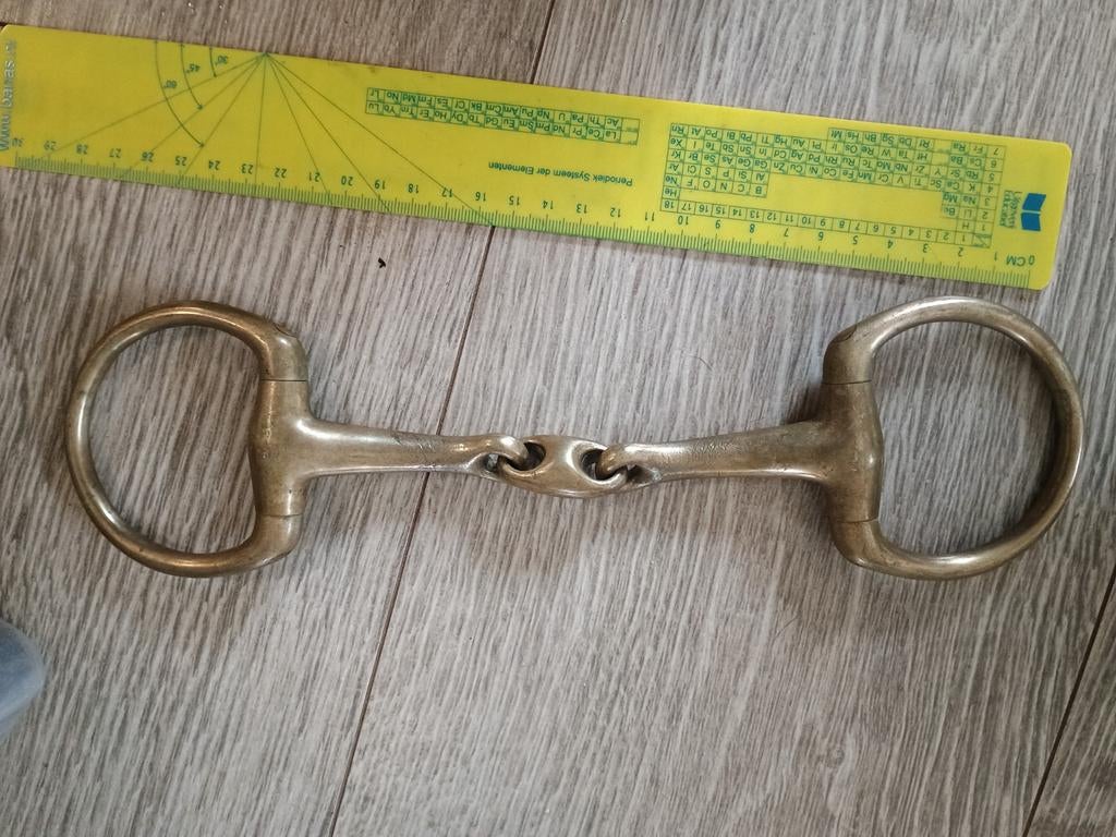 Dubbelgebroken KK ultra en bokkebit, Dieren en Toebehoren, Ophalen, Gebruikt, Dressuur