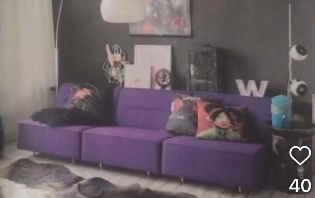 Dutch design bank Wave van Palau furniture, Gebruikt, Driepersoons, 75 tot 100 cm, Ophalen of Verzenden