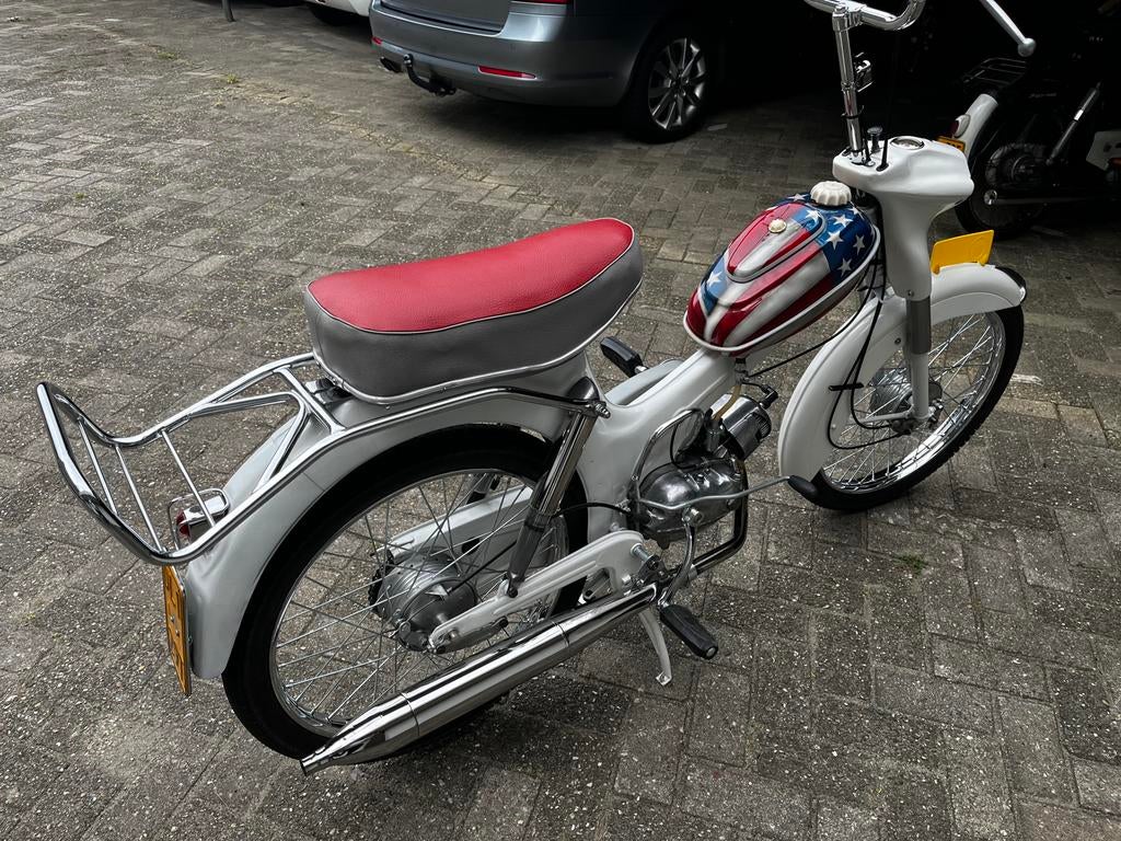 Puch MV50 Kikkerbek - geheel gerestaureerd., Ophalen, Gebruikt, Maximaal 45 km/u, Overige modellen