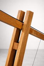 Grote staande lamp in eiken, Huis en Inrichting, Lampen | Vloerlampen, 200 cm of meer, Nieuw, Ophalen of Verzenden, Modern Scandinavisch