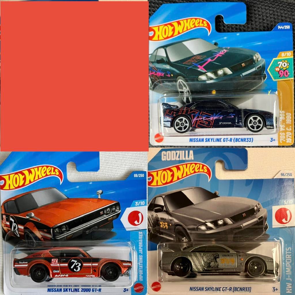 Hot Wheels Nissan diverse modellen o.a. Skyline per stuk, Hobby en Vrije tijd, Modelauto's | Overige schalen, Ophalen of Verzenden