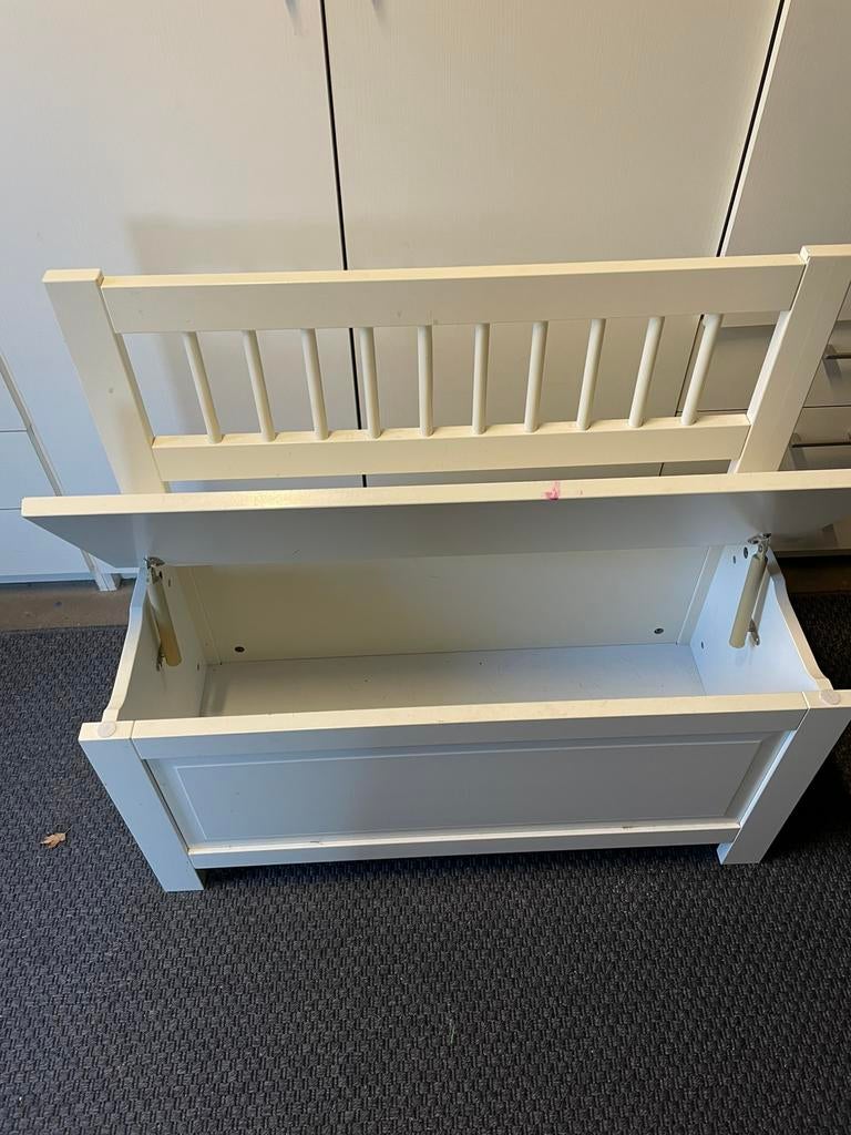 Bank met opbergruimte ikea, Ophalen of Verzenden, Gebruikt