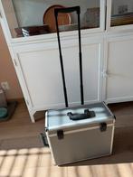 Aluminium documentenkoffer / attachékoffer met wieltjes, Gebruikt, Minder dan 50 cm, Minder dan 35 cm, Metaal