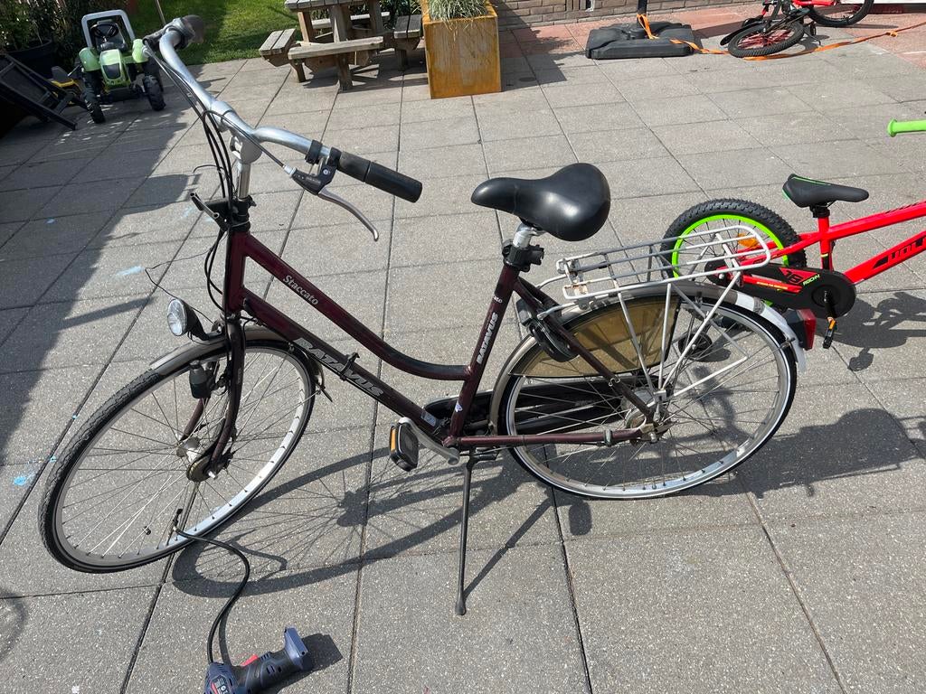 Batavus Staccato damesfiets, Fietsen en Brommers, Ophalen, Velgrem, Versnellingen, Batavus