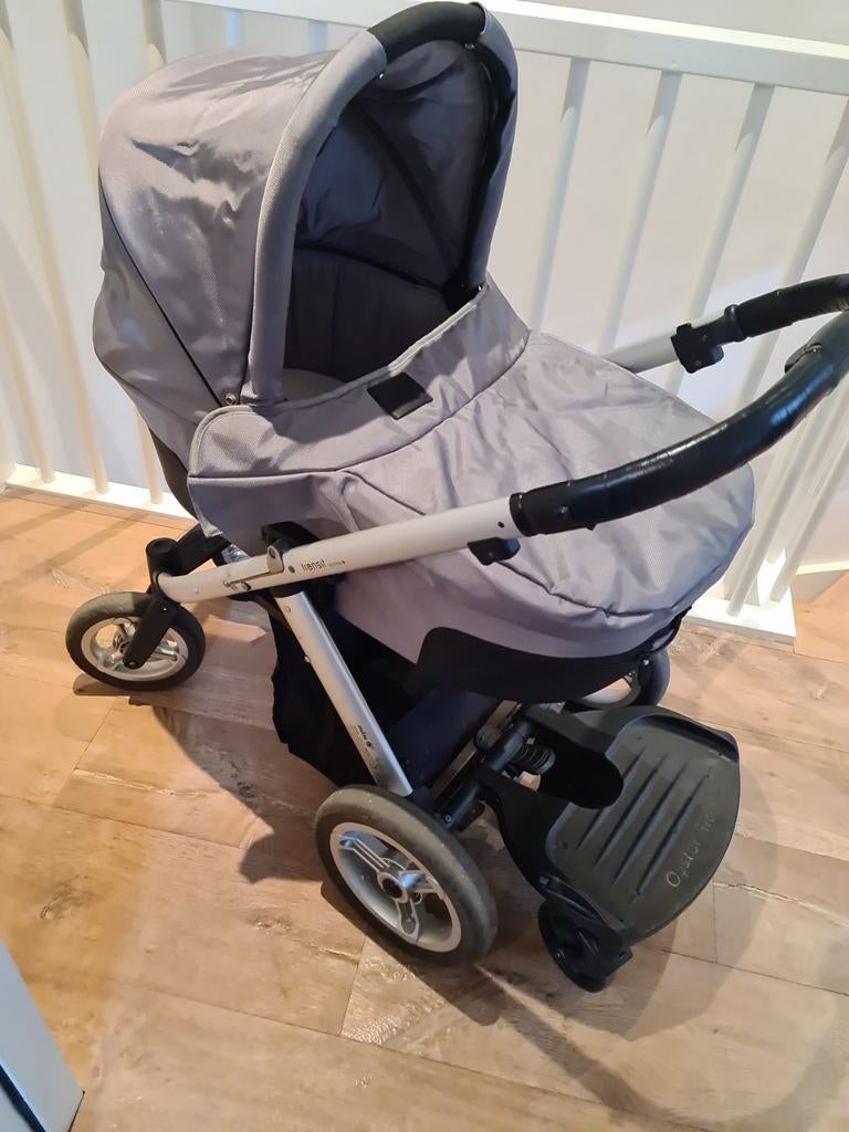 Transit Mutsy kinderwagen met reiswieg en zitje, Ophalen, Gebruikt, Mutsy, Met reiswieg
