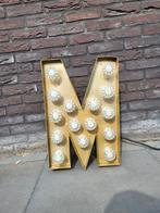 Mooie verlichte reclame letter M., Lichtbak of (neon) lamp, Onbekend, Ophalen of Verzenden, Zo goed als nieuw