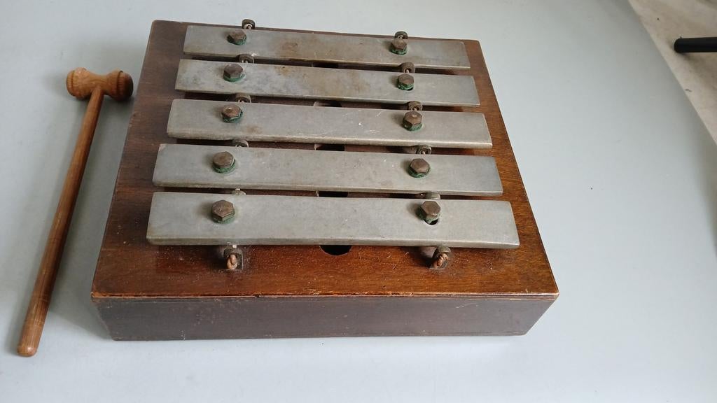 5 Tonige Deagan xylofoon Dinner Gong, Ophalen of Verzenden, Gebruikt, Melodische percussie